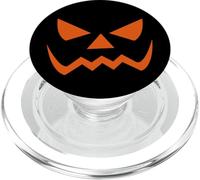 Pumpkin Face Creepy Jack o Lantern Spooky Halloween Costume PopSockets PopGrip for MagSafe