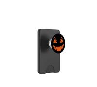 Pumpkin Face Creepy Jack o Lantern Spooky Halloween Costume PopSockets PopWallet for MagSafe