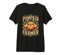 Pumpkin Farmer Farming Premium T-Shirt