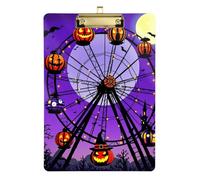 Pumpkin Ferris Wheel Halloween Night Foil Pad Plastic For Trainers Medical Grade Size 9x12
