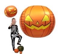 Pumpkin Foil Balloons - Halloween Decorations Inflatable Pumpkin | Scary Halloween Foil Balloon Home Shop Window Decor, inflatable design, vibrant print, easy- with ribbon, spooky pa
