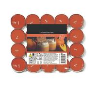 Pumpkin Fresh Scented Tealight Candles with 8 Hour Burn Time | Long-Lasting Tealight Candle Set | Fancy Tealight Candles for Home Decoration |20 Pack Halloween Decor Tealight Candle (Pumpkin & Chai)