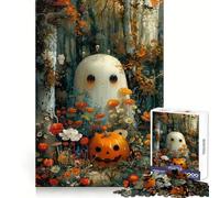 Pumpkin Ghost Bohoo 1000 Piece Jigsaw Puzzles for Teenagers Jigsaw Intellect Toy Family Joy Quality Cut Stylish Gift (38x52cm)