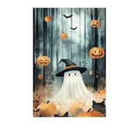 Pumpkin Ghost Jigsaw Puzzles for Adults 50, Fun Challenging Educational Games, Difficult Jigsaw Puzzles for Adults, Puzzle 50 Pieces