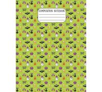 Pumpkin Ghosts Cats Candy Corns Cute Halloween Composition Notebook - College Ruled, 7-1/2 × 9-3/4", 60 Pages Lined + 10 Graph Paper, Matte Cover: ... School, Journaling, or October Writing Fun