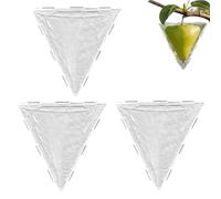 Pumpkin Growth Shapes for Growing - 3-Piece Clear Triangular and Cubic Reusable Mould | Reusable Fruit Growth Shapes | For Cucumbers Tomatoes Strawberries Pumpkins in the Garden P