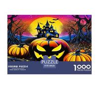 Pumpkin Halloween 1000 Pieces Premium Jigsaw Age 14+ for Adults Quirky, Abstract Design, Fun Details, Educational, Challenging Puzzle Games 38x26cm/1000pcs