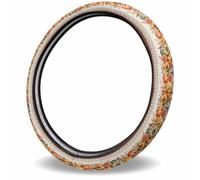 Pumpkin Harvest Maple Leaves Truck Linen Steering Wheel Covers Non-Slip Steering Wheel Protector Universal Car Interior Covers For Women Sedan Men 38Cm