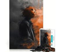 Pumpkin Head 1000 Pieces Jigsaws Adults Puzzles Gifts Boost Memory Mental Relax Premium Cut Warm Surprise (38x26cm)