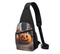 Pumpkin Head Chest Pack â€“ Lightweight Durable Polyester Fanny Pack with Adjustable Straps, Ideal for Outdoor Sports, Travel & Daily Use