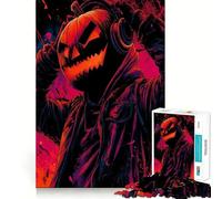 Pumpkin Head DJ Jigsaw Puzzles for Adults1000 Pieces Strengthen Memory Home Pastime Clean Edge Elegant Gift (38x26cm)