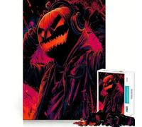 Pumpkin Head DJ Jigsaw Puzzles1000 Pieces Mind Skill Toy Soothing Play Precision Cut Art Collection Piece (50x75cm)