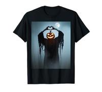 Pumpkin Heart Hands Scary Valentines V-Day Halloween 2026 T-Shirt