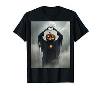 Pumpkin Heart Hands Scary Valentines V-Day Halloween 2026 T-Shirt
