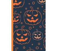 Pumpkin Jack-O’-Lantern Halloween Notebook - Spooky Lined Journal