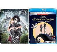Pumpkin Jack Skellington Visionary Director Tim Burton Edward Scissorhands Blu Ray + Nightmare Before Christmas Disney
