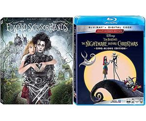 Pumpkin Jack Skellington Visionary Director Tim Burton Edward Scissorhands Blu Ray + Nightmare Before Christmas Disney