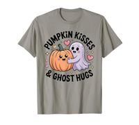 Pumpkin Kisses Ghost Hugs Cute Halloween T-Shirt