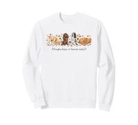 Pumpkin Kisses Harvest Wishes Dogs Autumn Design Sweatshirt
