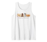 Pumpkin Kisses Harvest Wishes Dogs Autumn Design Tank Top