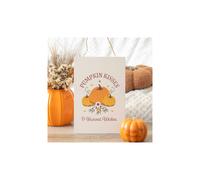 Serano Pumpkin Kisses & Harvest Wishes Hanging Sign - Cream - MDF - 1