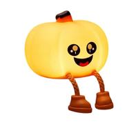 Pumpkin Lamp, Cute Silicone LED Light, Halloween Tap Nightlight