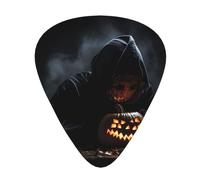 Pumpkin Lamp Secret Patterned guitar picks - (thin/medium/thick) free to choose, suitable for all kinds of string instruments,