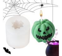 Pumpkin Lantern Candle Maker Molds Silicone - Silicone Resin Pump Molds For Halloween,Craft Supplies Manufacturer For Wax Plaster Epoxy Holidays Gratitude Day