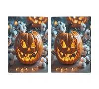 Pumpkin Lantern Passport Holder Passport Wallet PU Leather Passports Protective Cover Slim Travel Accessories