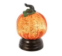 Pumpkin Lighted Display Resin Pumpkin Lamp Tabletop Lantern Pedestal Filled Glow Stable Base Suitable for gift giving home decoration holiday parties office desk entryway table living room