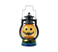 Pumpkin Lighted Pumpkin Jack Lantern - Artificial Pumpkin with LED Lights - Portable Waterproof Holiday Party Supplies, Battery Powered Halloween Decorations, Fireplace Decorations