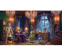 Pumpkin Lord's Daily 1000 Piece Jigsaw Puzzle,Home Wall Decor,Great Gifts,Educational Toy,Impossible Challenge,Premium Cardboard,Adults & Kids 14+,Stress Relief 52x38cm