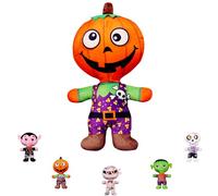 Pumpkin Man Plush Dolls, 30cm Soft Halloween Scary Scream Toys, Monster Stuffed Animal Toy Pillow, Kids Gifts