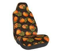 Pumpkin Maple Falling Leaves Car Seat Covers, Automotive Seat Covers for Cars, SUVs and Trucks, Car Seat Covers Front Seats, Car Seat Protector, Car Accessories for Women Men