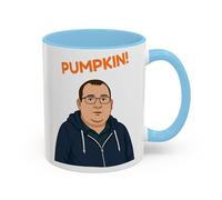 Pumpkin Meme Mug, What's Your Favorite Vegetable, Tiktok Pumpkin Meme, Gift for Her or Him, Funny Novelty Coffee Cup (Light Blue 11oz, Mug)