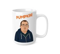 Pumpkin Meme Mug, What's Your Favorite Vegetable, Tiktok Pumpkin Meme, Gift for Her or Him, Funny Novelty Coffee Cup (White 15oz, Mug)