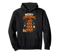 Pumpkin Merry Creepmas Halloween Christmas Mashup Pullover Hoodie