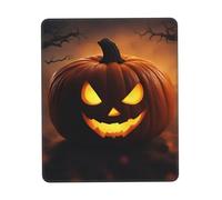 Pumpkin Mouse Pad for Halloween, Computer Mouse Pad, Easy Sliding, Durable, Portable, Office and Home, Multiple Sizes