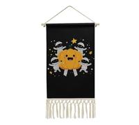 Pumpkin Mummy Cotton And Linen Hanging Posters Wall Art Sign Artwork Painting Print Picture for Home Office