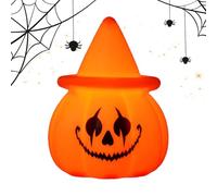 Pumpkin Night Light, Pumpkin Desk Lamp with Soft Glow, Halloween Decor for Fall Festival, Party, Garden, Bedroom, Front Porch, Haunted House, Seasonal Home Display, Holiday Ambiance