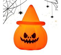 Pumpkin Night Light | PumpKkin Bedside Lamp | Spooky Desk Llight for Halloween Haunted House Front Porch Bedroom Living Room Party Fall Festival