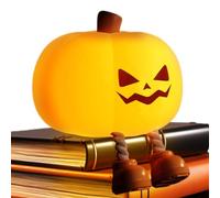 Pumpkin Night Light - Soft Glow Rechargeable Nightlight With Dimmable Brightness - Perfect For Children, Breastfeeding, Halloween Decor - Ideal For Dorm, Bedroom, Hotel, Camping - Cozy And Portable Ni