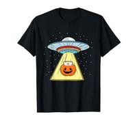 Pumpkin Nurse UFO Abduction Value Graphic T-Shirt