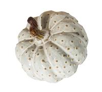 Pumpkin Ornament Beige Lifelike Pottery White Ceramic Model Decorative