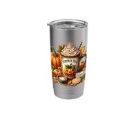 Pumpkin Patch Coffee Halloween Mug for Women Pumpkin Spice Stainless Steel Insulated Tumbler