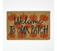 Pumpkin Patch Non-Slip Coir Doormat, 40 x 60 cm