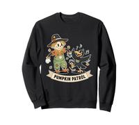 Pumpkin Patrol Scarecrow Crow Sweatshirt