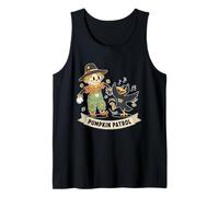 Pumpkin Patrol Scarecrow Crow Tank Top