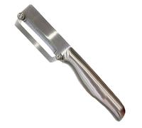 Pumpkin Peeler | Manual Stainless Steel Peeler for Sugar Cane - Kitchen Accessory with Ergonomic Handle for Apartment Dormitory Hotel Restaurant