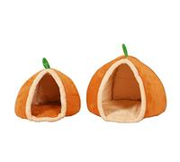 Pumpkin Pet House, Washable Cat Sleeping Bed, Cozy Cat Nest Cave for Small Dogs & Cats